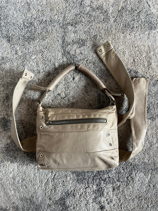 Fendi 2000's bondage leather handbag