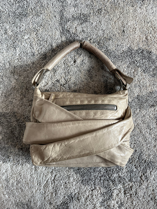 Fendi 2000's bondage leather handbag