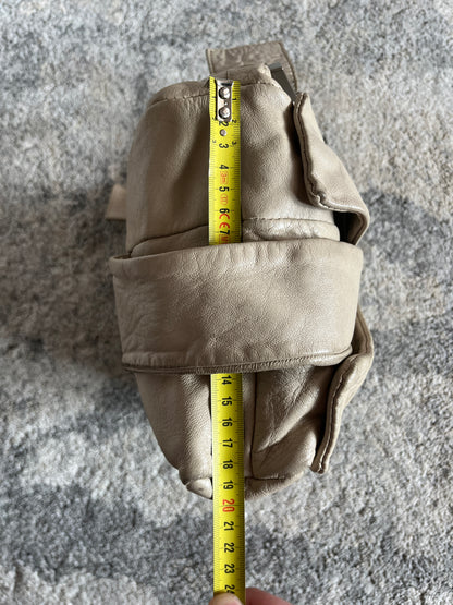 Fendi 2000's bondage leather handbag