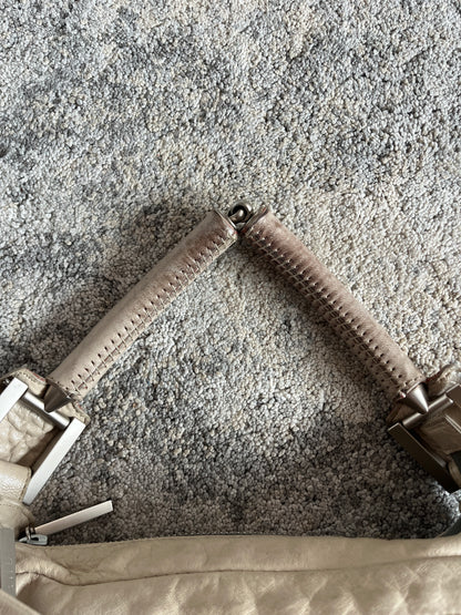 Fendi 2000's bondage leather handbag