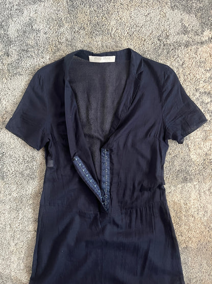 Miu Miu SS1999 transparent cotton dress