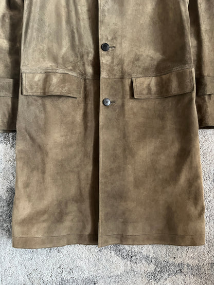 Gucci 2000's suede long coat