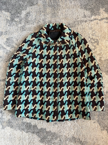 Prada FW2000 jacquard wool jacket