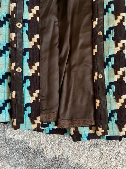 Prada FW2000 jacquard wool jacket