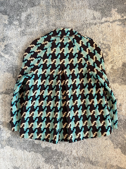 Prada FW2000 jacquard wool jacket
