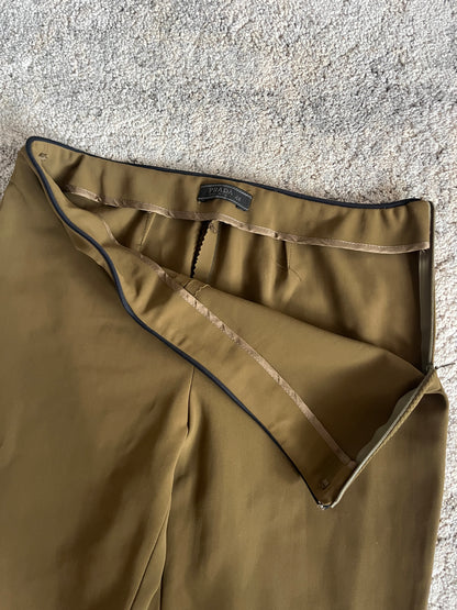 Prada FW1999 runway nylon bootcut pants