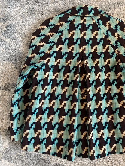 Prada FW2000 jacquard wool jacket