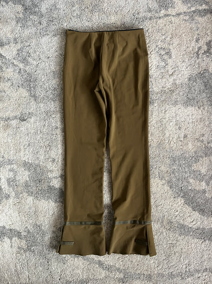 Prada FW1999 runway nylon bootcut pants