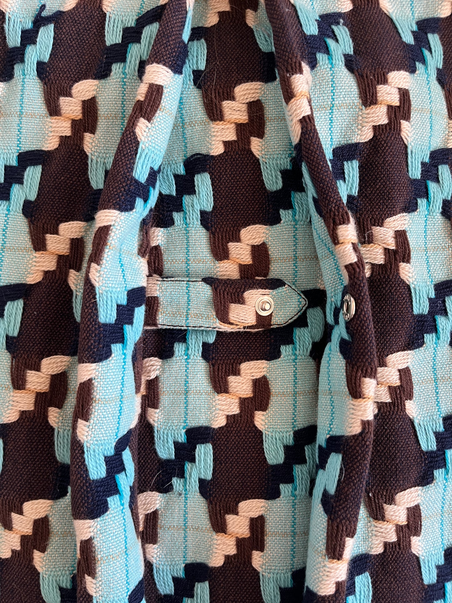 Prada FW2000 jacquard wool jacket