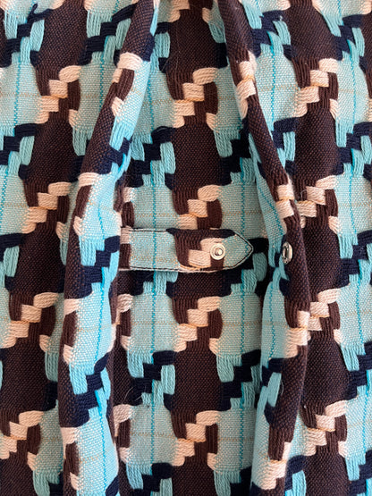 Prada FW2000 jacquard wool jacket
