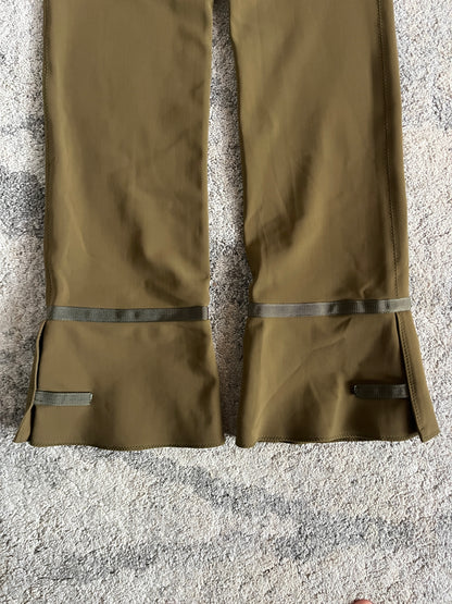 Prada FW1999 runway nylon bootcut pants