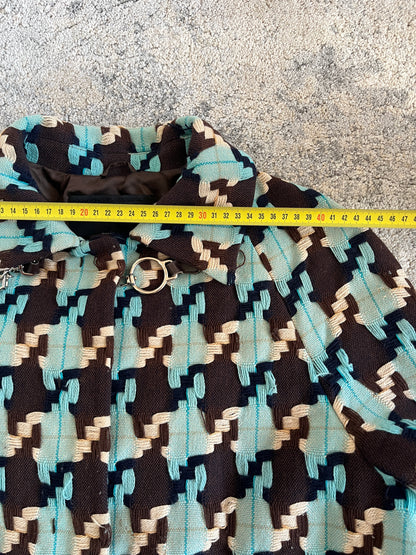 Prada FW2000 jacquard wool jacket
