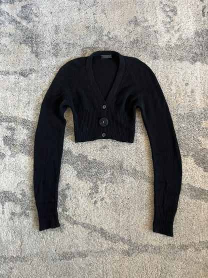 Prada SS2001 cashmere crop sweater