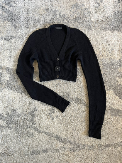 Prada SS2001 cashmere crop sweater