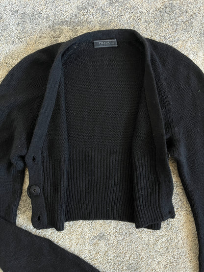 Prada SS2001 cashmere crop sweater