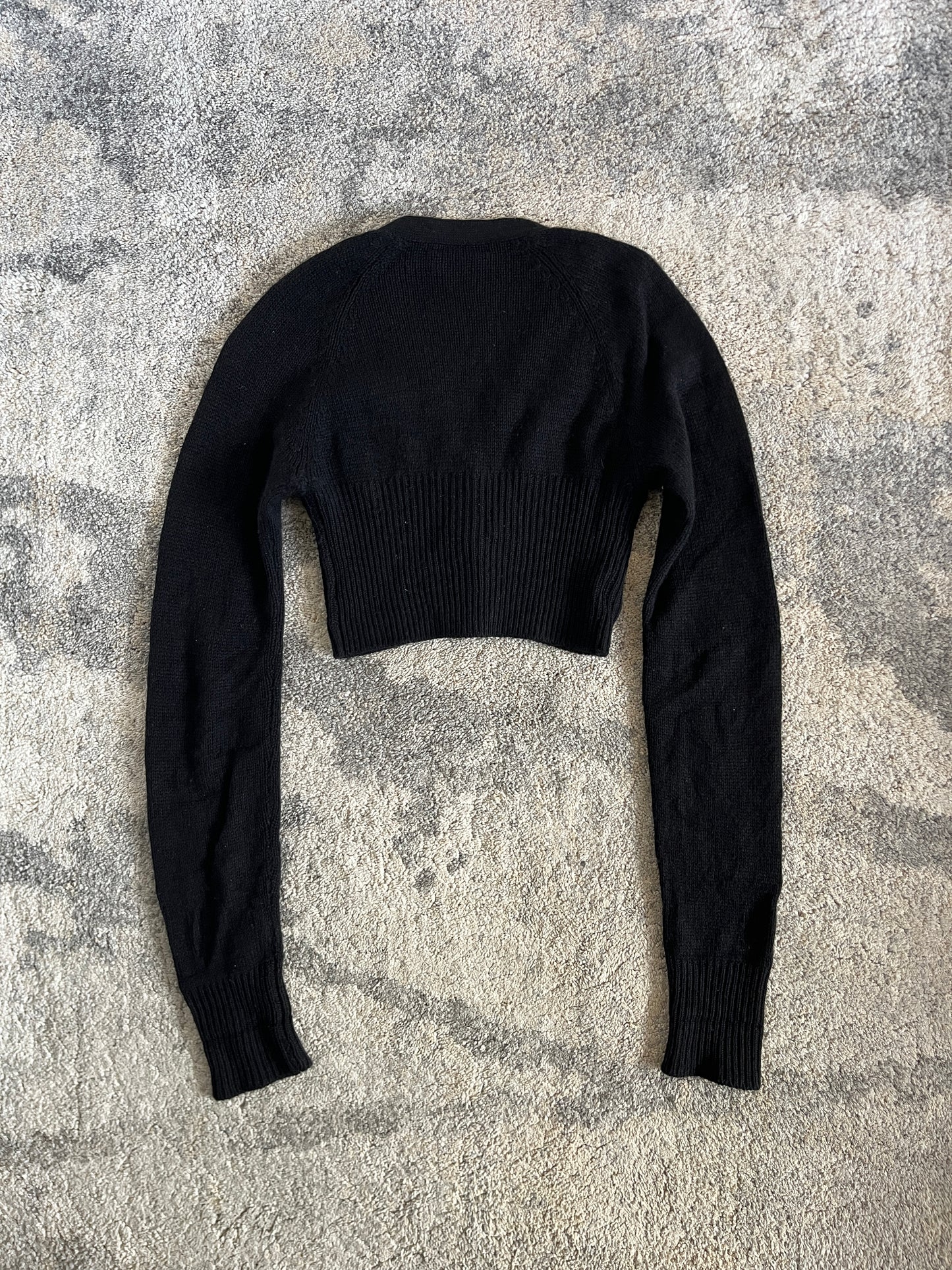 Prada SS2001 cashmere crop sweater