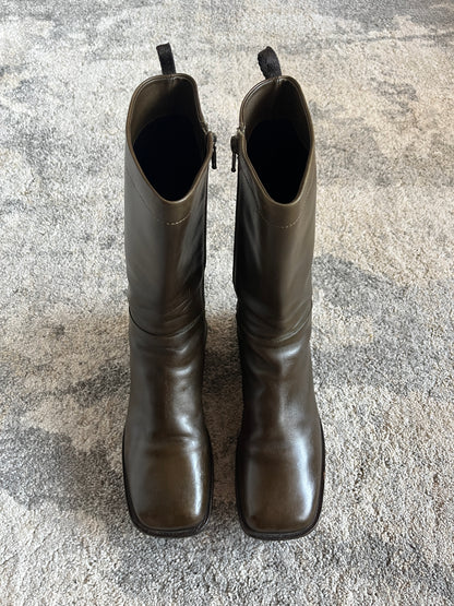 Prada SS1999 leather boots