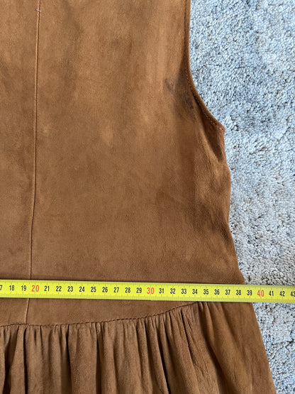 Miu Miu SS1993 suede long dress