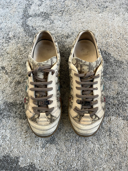 Dior 2000's monogram flat trainers