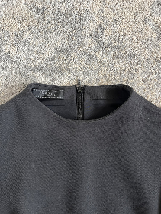 Prada 1999 wool tailored tee shirt