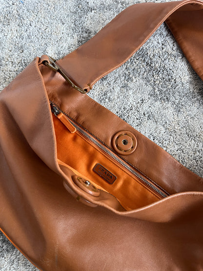 Prada SS2001 leather hand bag
