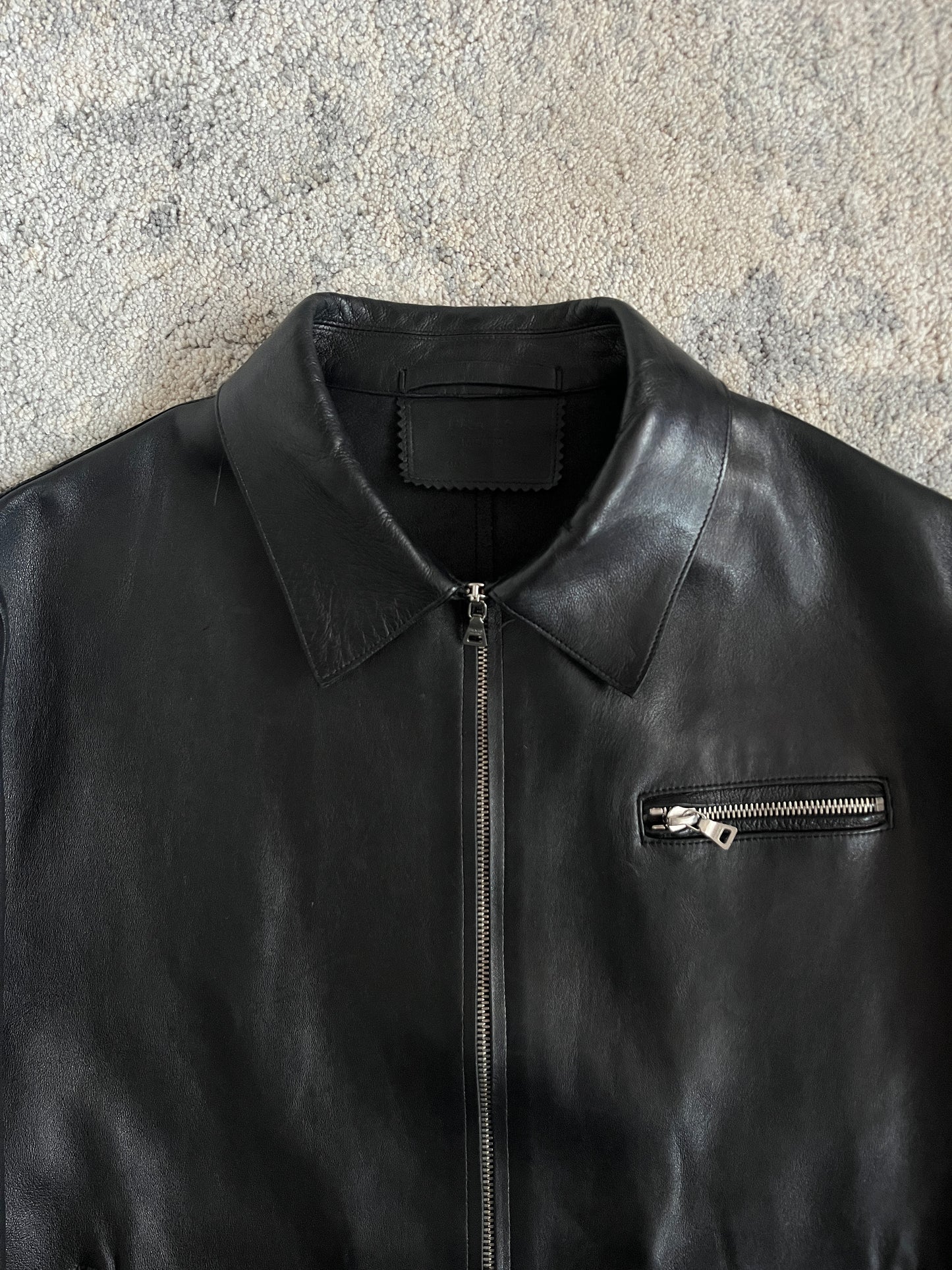 Prada FW1999 leather jacket
