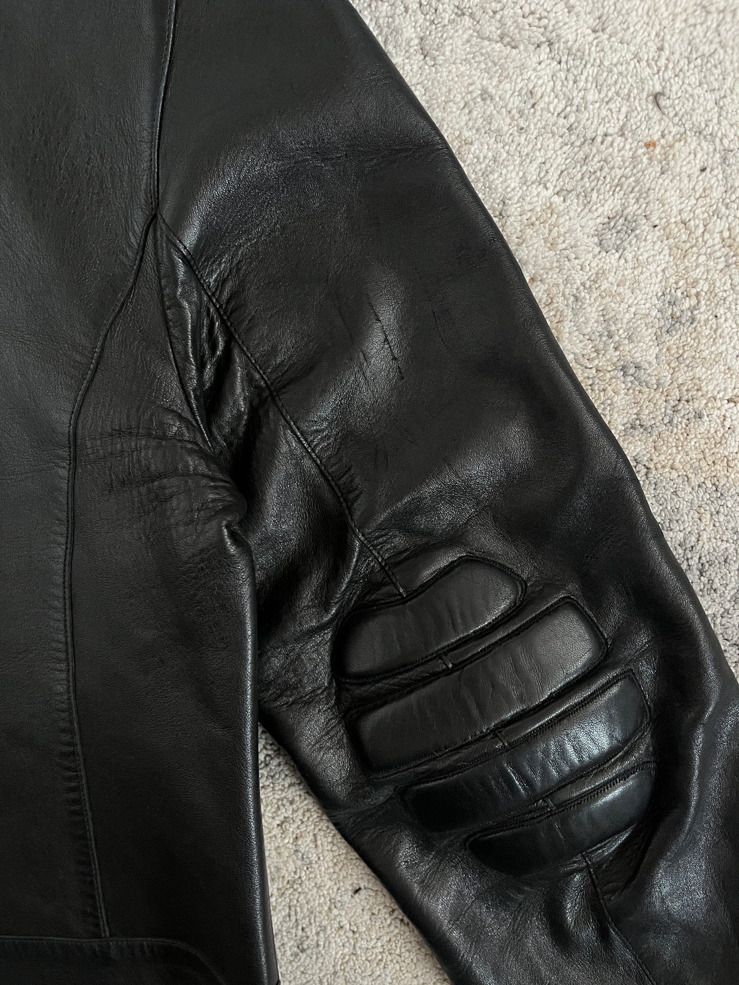 Prada FW1999 leather jacket