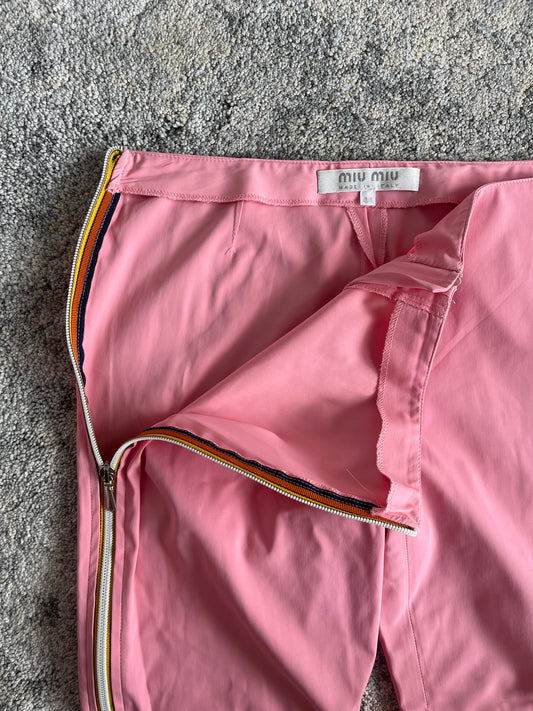Miu Miu 2000 nylon capri pants
