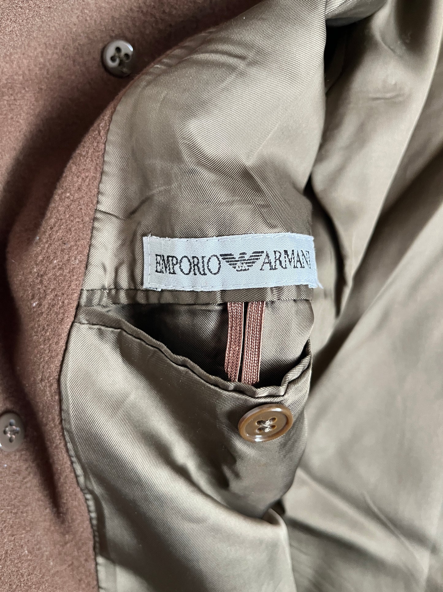 Emporio Armani 2000's wool long coat