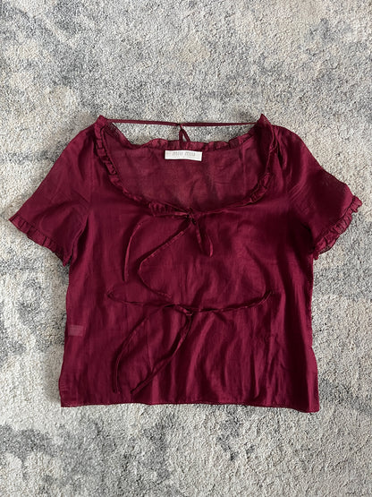 Miu Miu SS1997 light cotton top