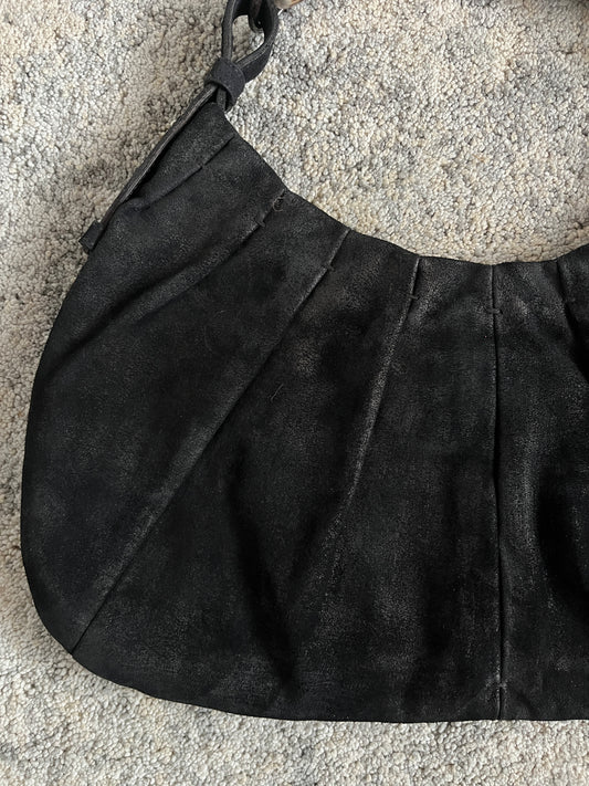 Yves Saint Laurent FW2002 suede mombasa bag