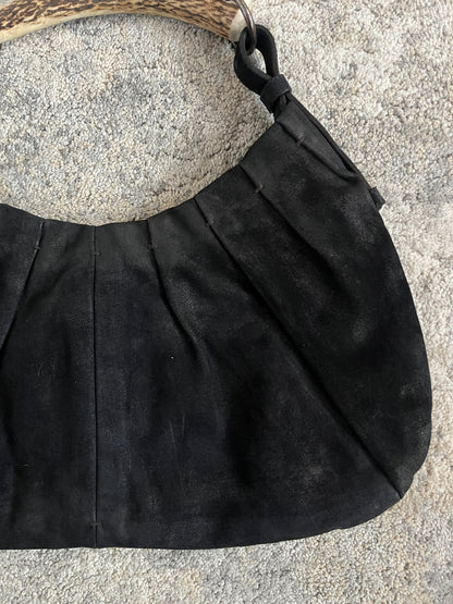 Yves Saint Laurent FW2002 suede mombasa bag
