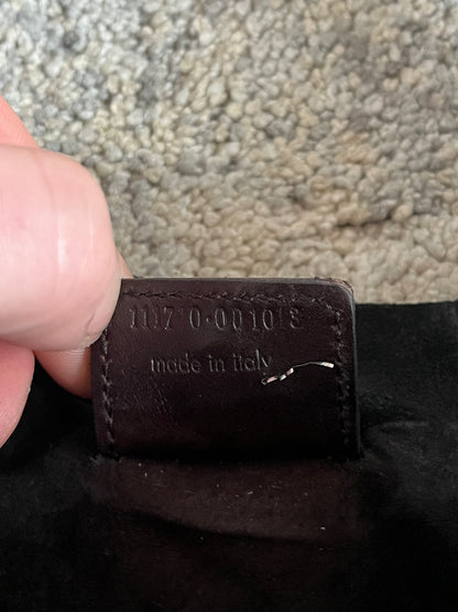 Yves Saint Laurent FW2002 suede mombasa bag