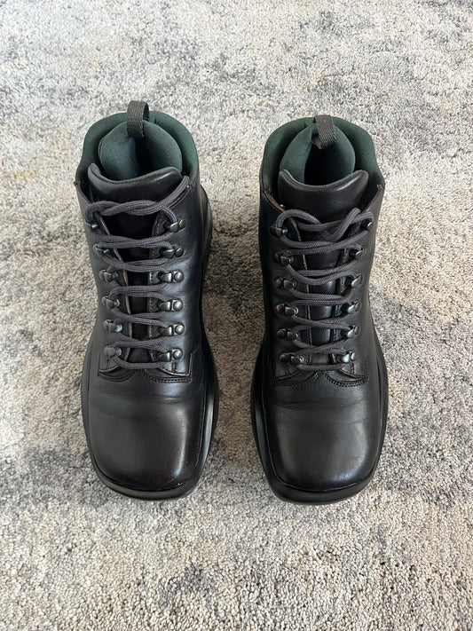 Prada FW1999 leather hiking boots