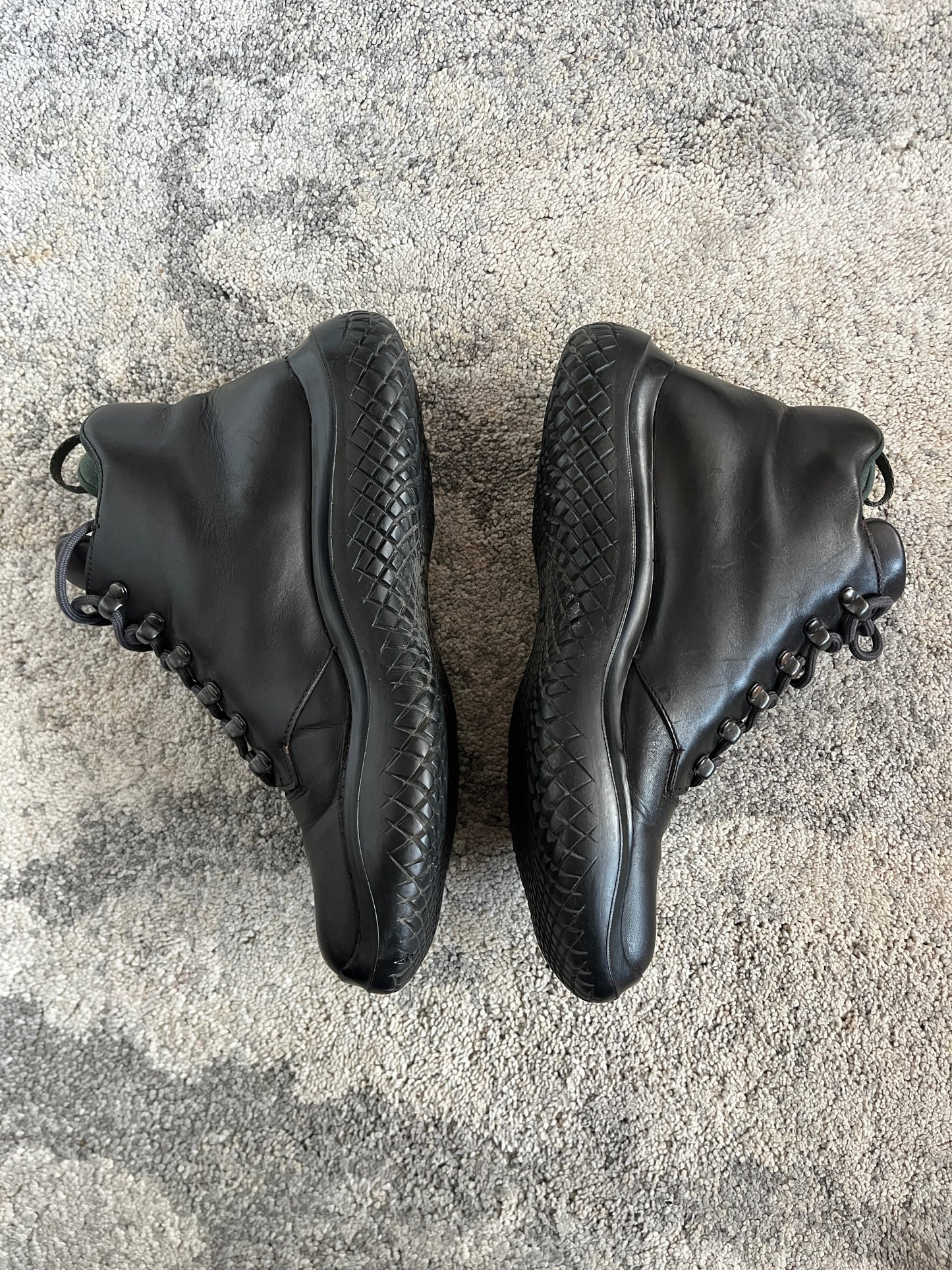 Prada FW1999 leather hiking boots