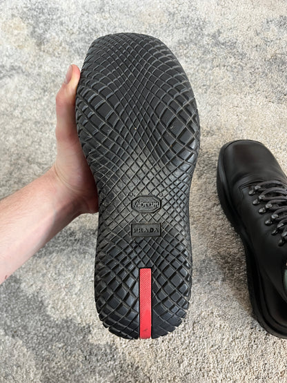 Prada FW1999 leather hiking boots