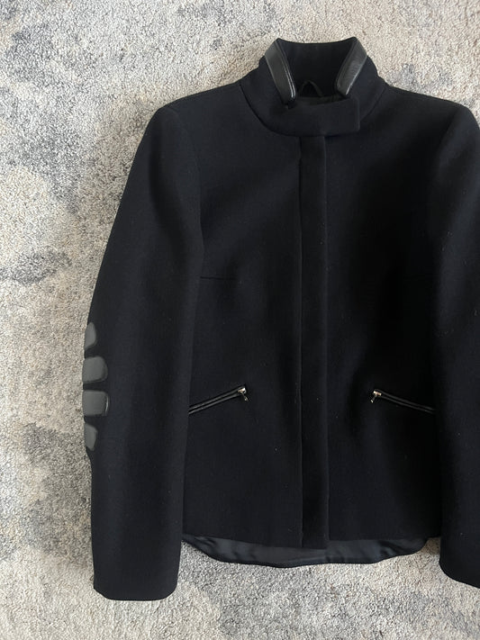 Prada FW1999 wool & leather jacket