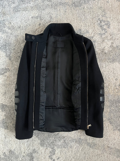 Prada FW1999 wool & leather jacket