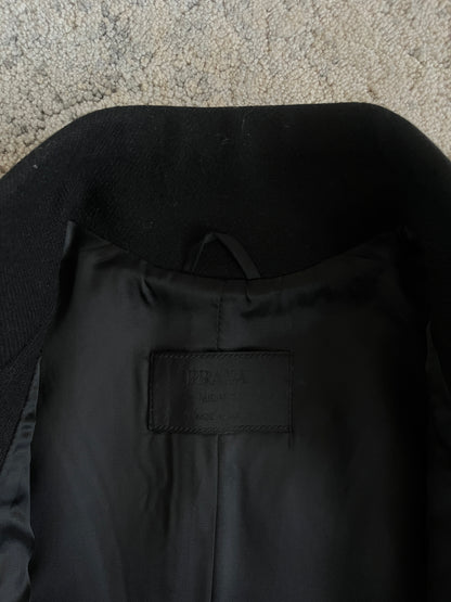 Prada FW1999 wool & leather jacket