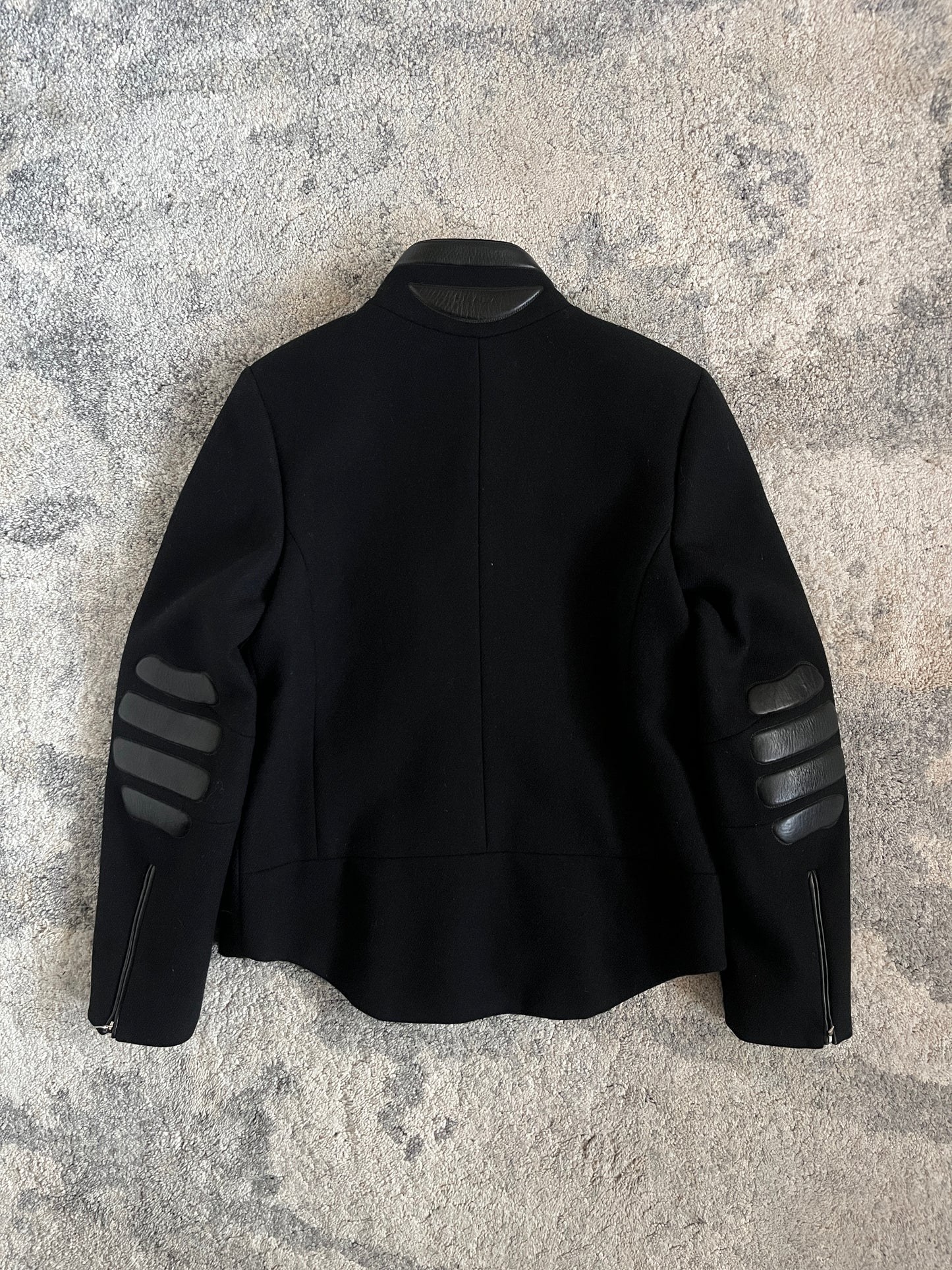 Prada FW1999 wool & leather jacket