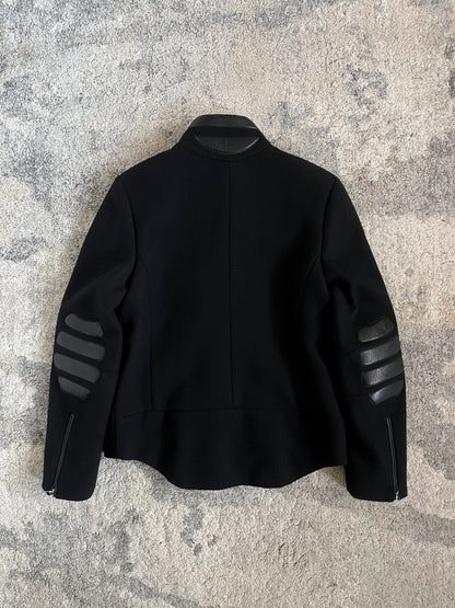 Prada FW1999 wool & leather jacket