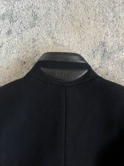 Prada FW1999 wool & leather jacket