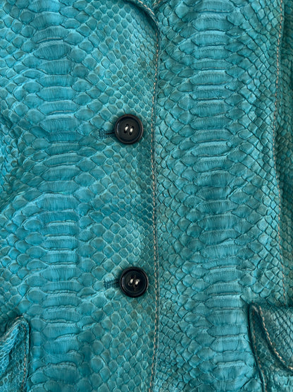 Prada 2000's python leather jacket