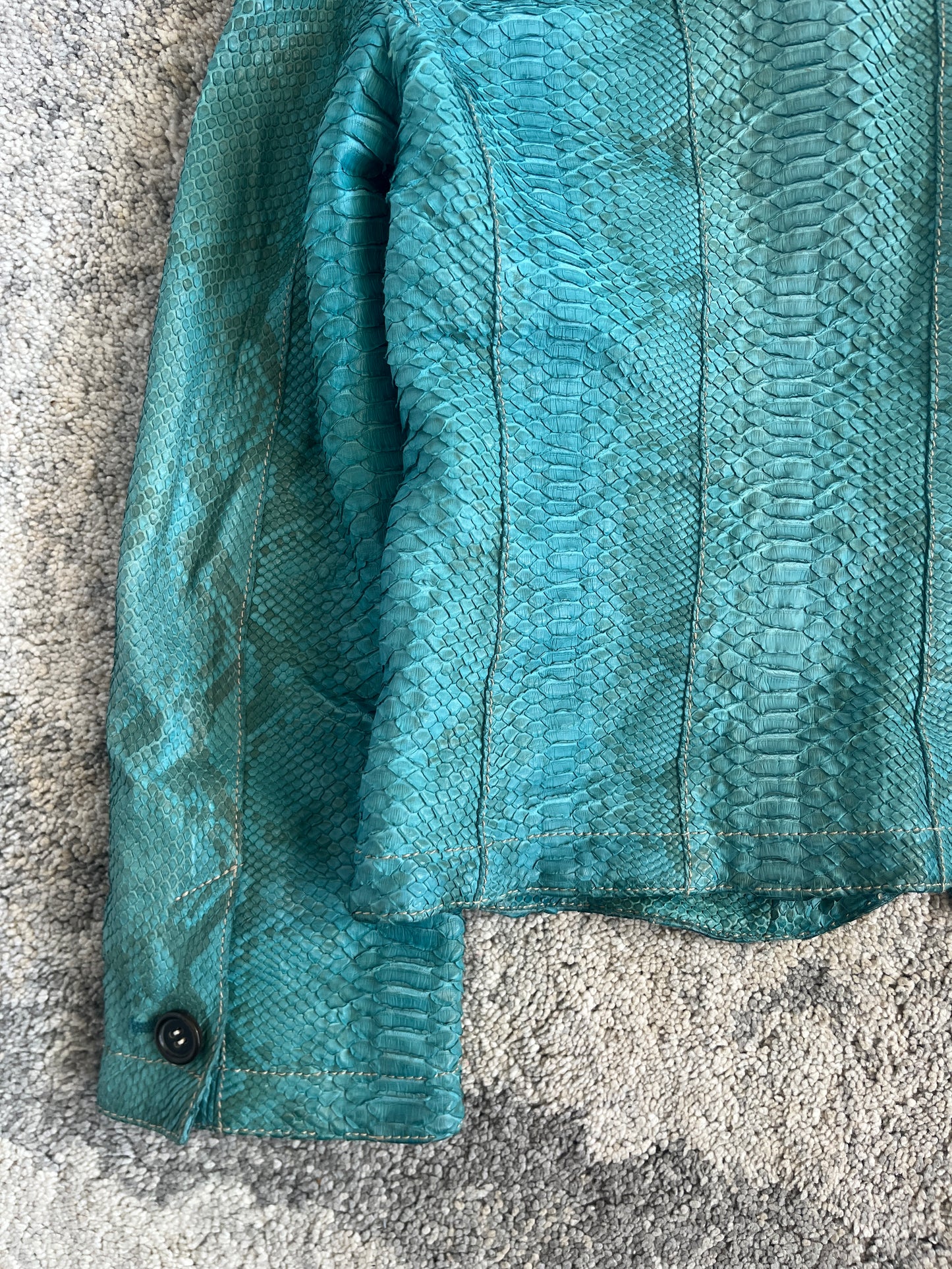 Prada 2000's python leather jacket