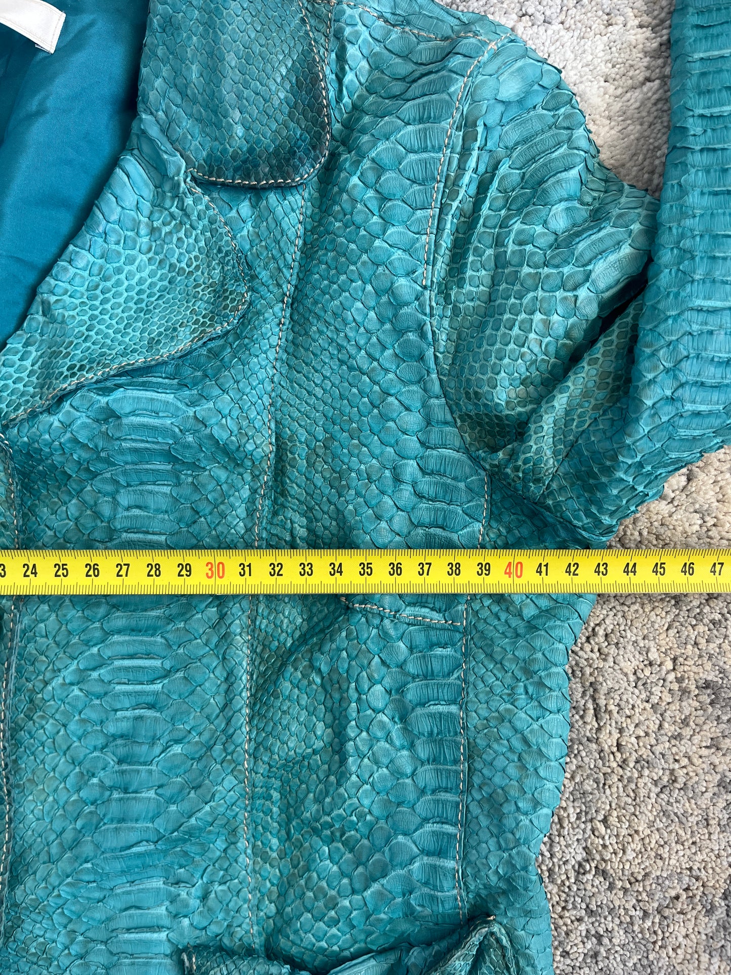Prada 2000's python leather jacket