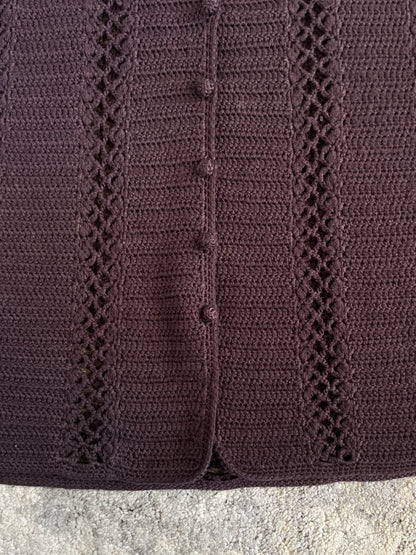 Miu Miu SS1994 cotton hand knit cardigan