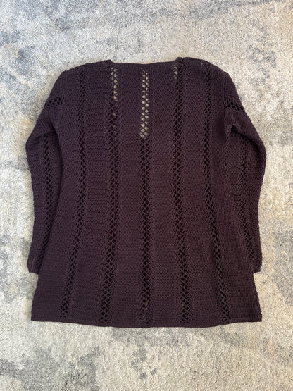 Miu Miu SS1994 cotton hand knit cardigan