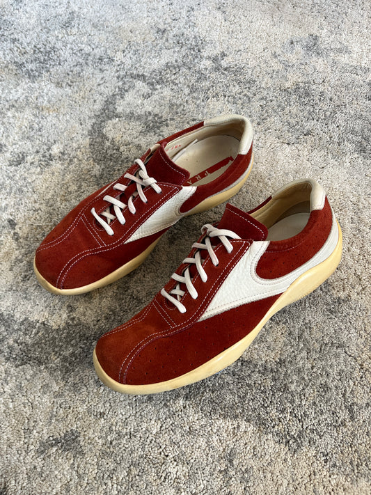 Prada 1990's suede trainers