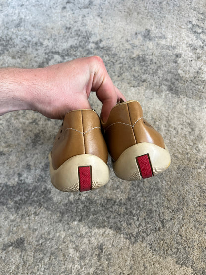 Prada 1999 perfored leather trainers