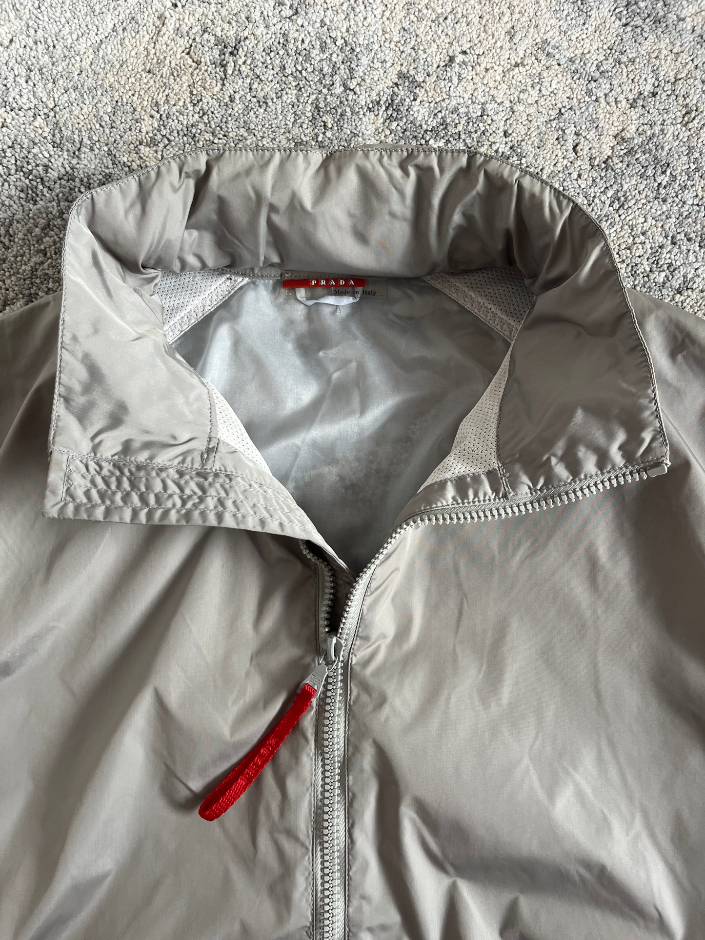 Prada SS2000 light transparent back jacket